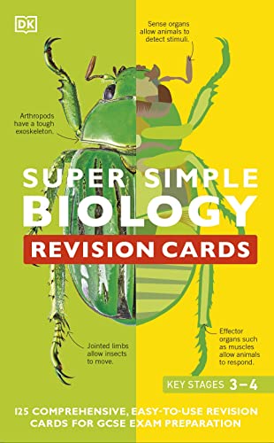 Super Simple Biology Revision Cards Key Stages 3 and 4: 125 Comprehensive, Easy-to-Use Revision Cards for GCSE Exam Preparation von DK